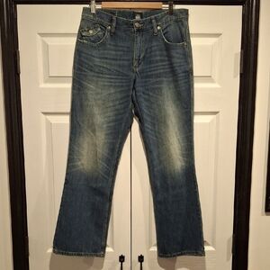 Rock & Republic Distressed Indigo Bootcut Jeans
